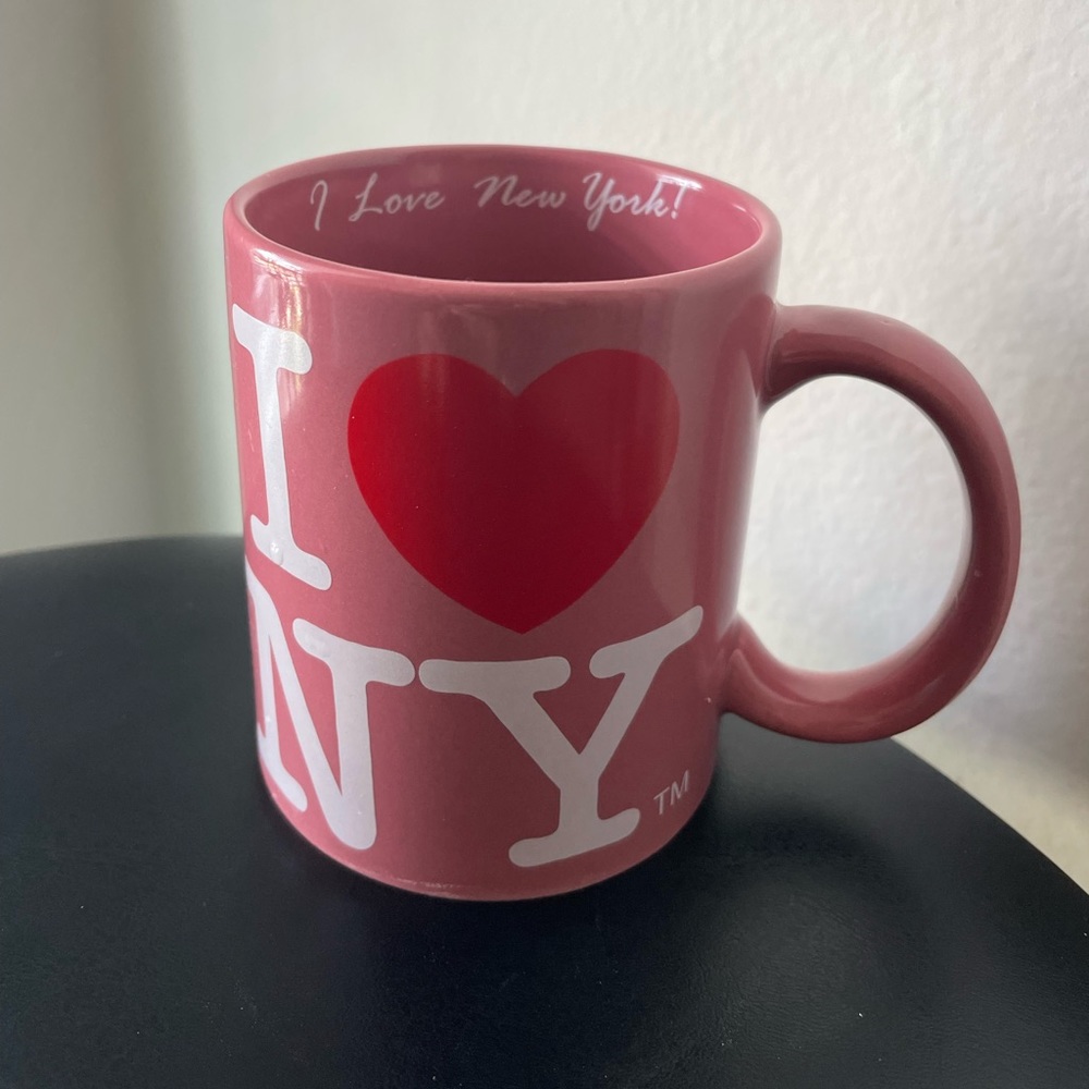 I ❤️ NY 12 oz mug in WOW Pink